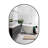 Metal Framed Oval Wall Mirror-702286475