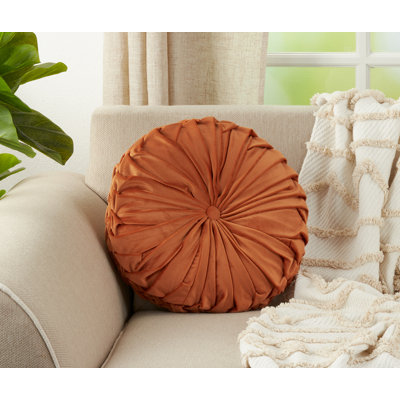 Madison Collection Buttons Reversible Throw Pillow