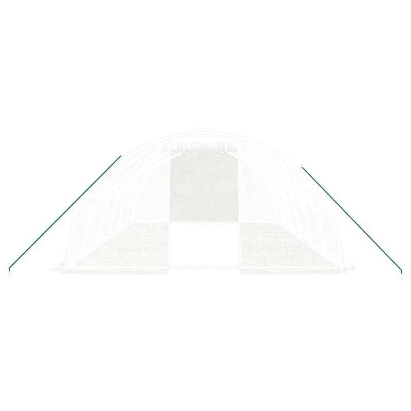 Bristyn Hobby Greenhouse, White, 200cm H x 600cm W x 400cm D