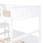 Lit double superposé au dessus d'un lit double avec bureau-1932914406