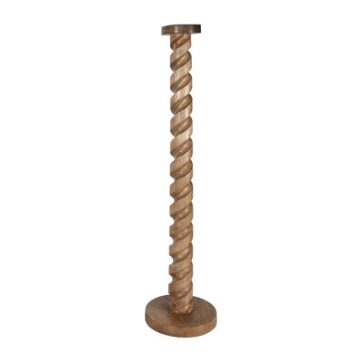 Baltic Mango Wood Pillar Holder