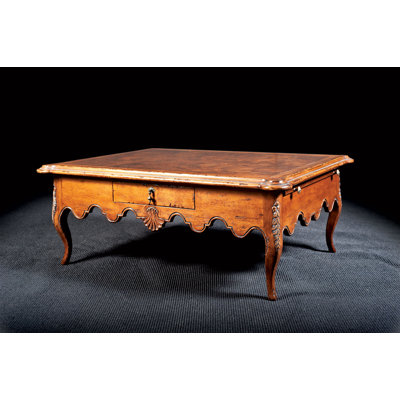 Country French Coffee Table with Storage