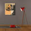 «Gold Geometric Bear 1» par Alonzo Saunders, art mural sur toile, 26 po x 30 po-953579954