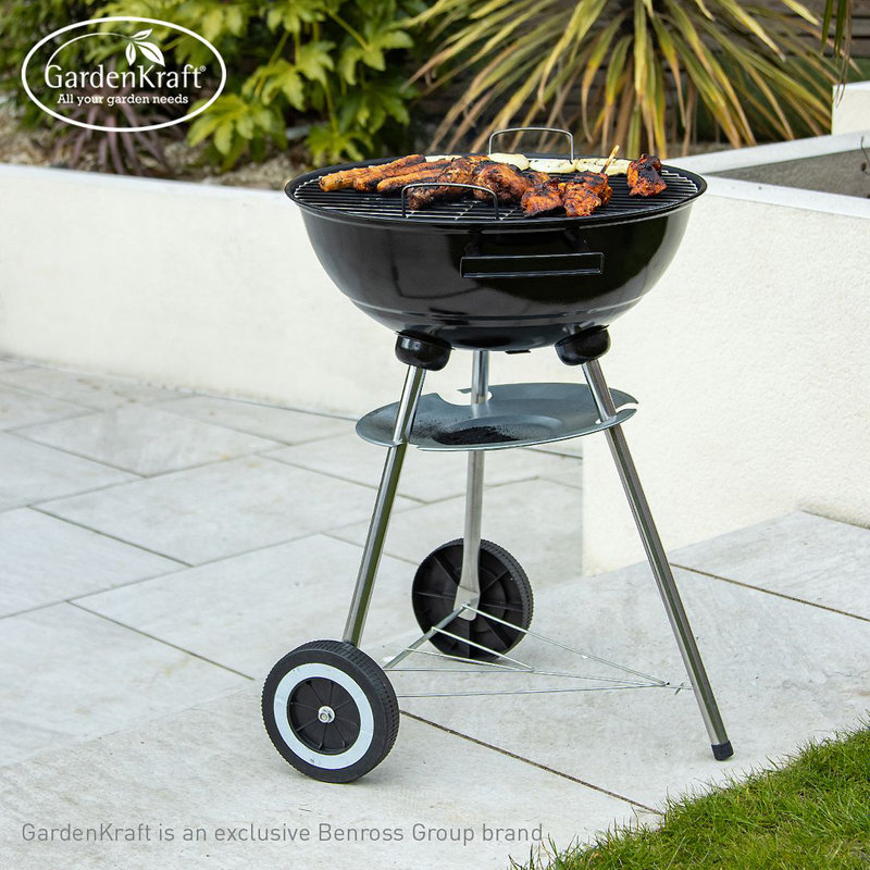 GardenKraft 44cm W Charcoal Grill