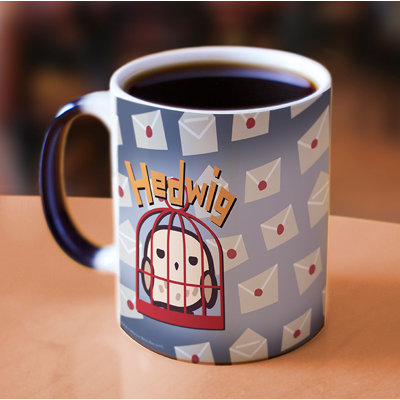 Harry Potter - Hedwig the Owl Chibi Morphing Mugs Heat-Changing Drinkware - 11oz