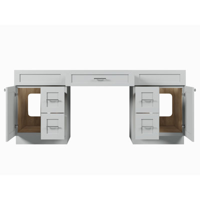78'' Double Bathroom Vanity Base Only