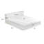 Matelas rafraîchissant tout-en-un innovant avec isolement de mouvement, dessous antidérapant et support multicouche (sans fibre de verre)