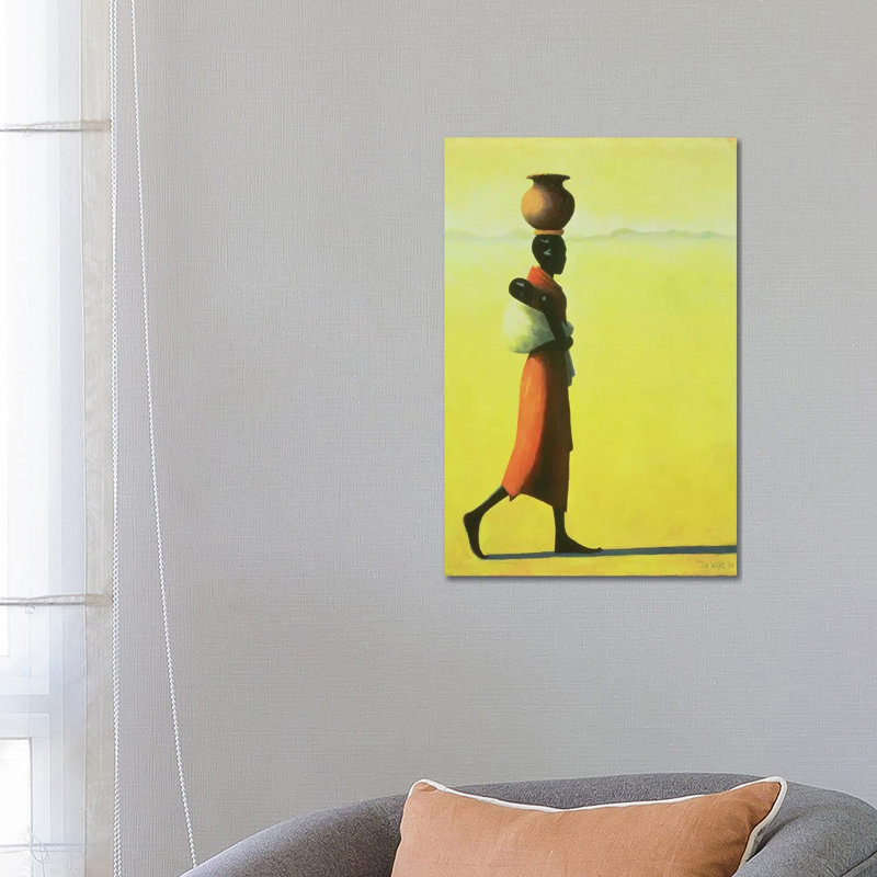 Woman Walking by Tilly Willis - Wrapped Canvas Painting, 66.04 cm H x 45.72 cm W x 1.91 cm D