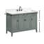 Madison 48" Single Bathroom Vanity with Carrara Marble Top-1775502485-1833960062