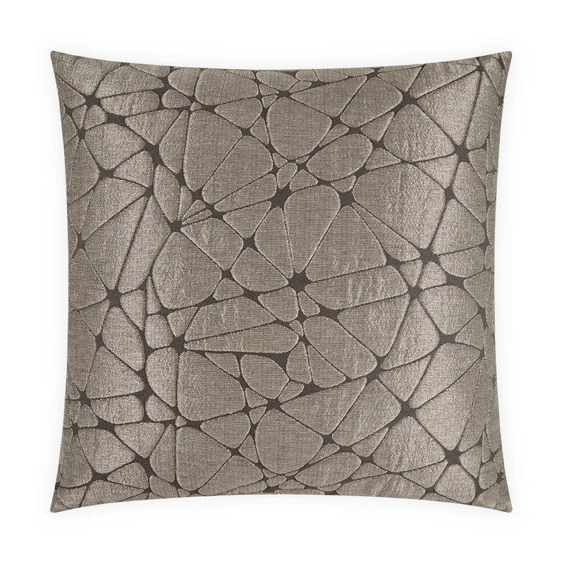 Coussin Amelie, Carré 20 po, Aluminum