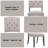 Romainville Upholstered Dining Chair in Weathered Gray Oak (Set of 2)