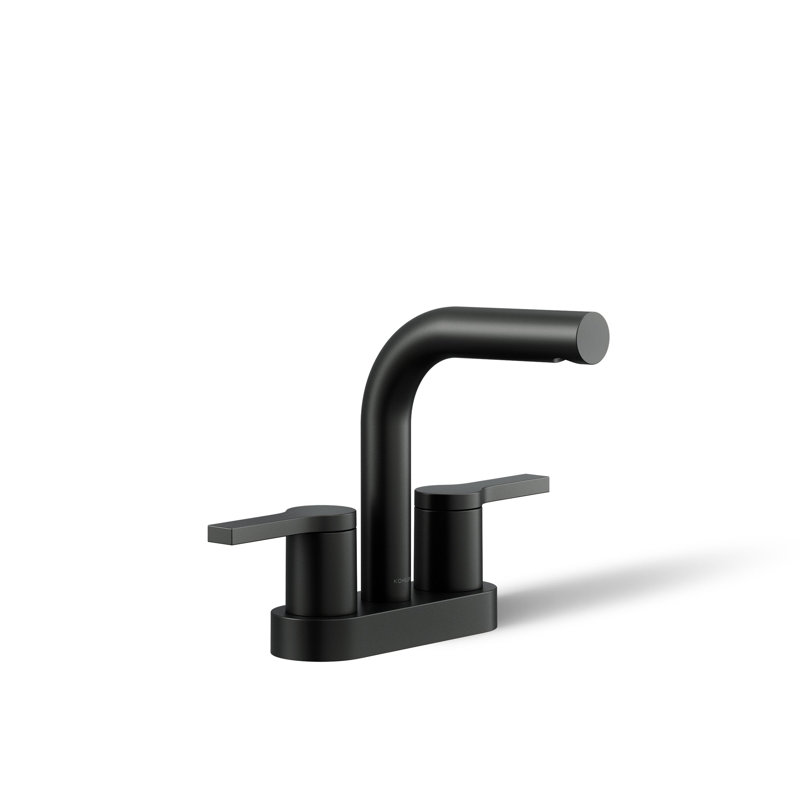 Elate Centerset Bathroom Sink Faucet 1.2 GPM, Matte Black