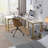 Willesden L-Shaped Steel Computer Desk-769992793-769995278