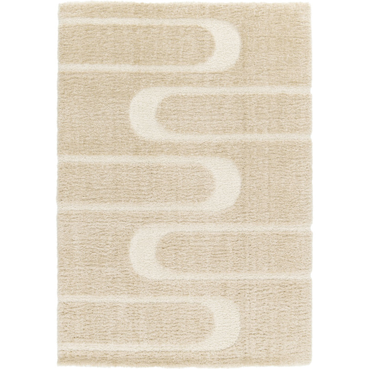 Abstract Shag Area Rug