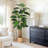 Faux Scindapsus Aureus Plant, Realistic Golden Pothos Floor Tree with Pot, Ideal for Indoor Decor, Easy to Use, No Maintenance Needed