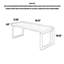 Grand bureau de travail scandinave en bois massif-1516512002