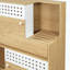 Meuble pour chat moderne 2 en 1 - Enceinte pour litière et chat avec rangement pour 2 chats - Naturel-559202530