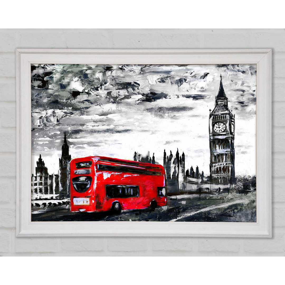 Big Ben Red Bus - Druck