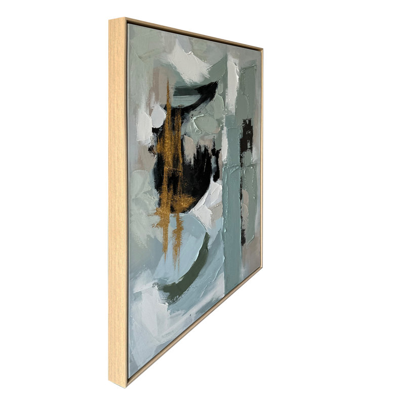 41C5D33ABD8C4278B14817A143771C93 36" L x 2.5" W x 48" H Abstract Painting in Multi
