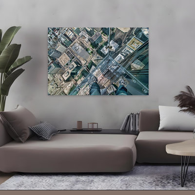 «Leap of Faith», art mural abstrait contemporain