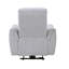 Fauteuil inclinable électrique en chenille gris Eastre avec port USB