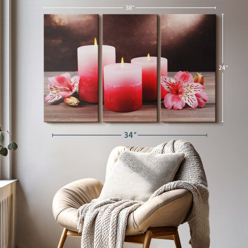 Impression sur toile Spa Spa, H 24 po x l 38 po x P 1,25 po