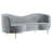 Reigha Grey And Gold Upholstered Sofa