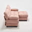 Canapé modulaire avec assise profonde et repose-pieds-865439486