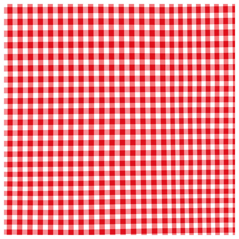 Red White Gingham Pattern Quilted Bedspread All Sizes, Queen