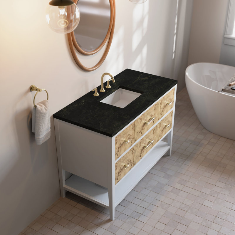 48 in. Handmade Single Vanity, Phantome Eclos, 8" Widespread