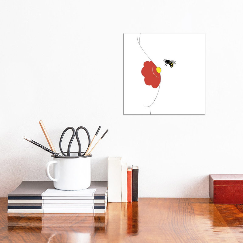 Pollinate by Filippo Spinelli - Print on Canvas, 30.48 cm H x 30.48 cm W, Wrapped Canvas