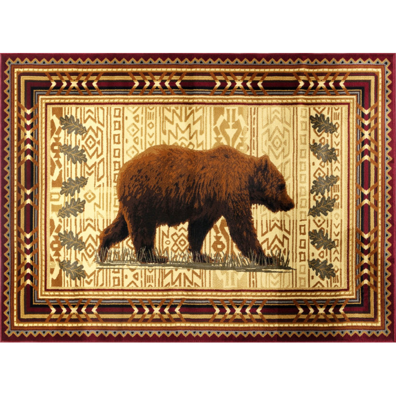 Area Rug With Jute Backing, Rectangle 7'10" x 10'3"