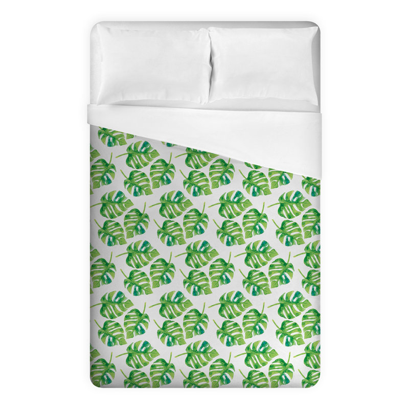  Housse de couette Watercolor Palms, Housse de couette double/grand