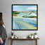 «Sky Blue Fields II» par Annie Warren - reproduction d'art sur toile-2026810084-2026810085
