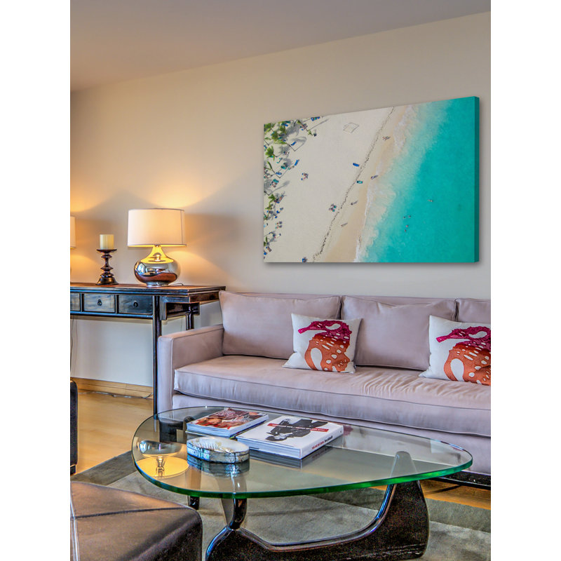« shoreline »-reproduction de photo sur toile tendue, H 40 po x l 60 po x P 1,5 po
