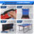Midsize Portable Ping Pong Table Set with Net, Clipper, Post