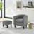 Upholstered Chair With Ottoman-770645364
