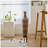 Hand-Woven PVC Rattan Floor Vase, 39.3 Inch Tall, Brown Two-Tone, Ideal for Farmhouse and Bohemian Decor-1386747967