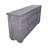 65.3" TV Stand With LED Light Strips And Iron Mesh Barn Door Y Decorative Strip Country Grey Farmhouse Style-457906677