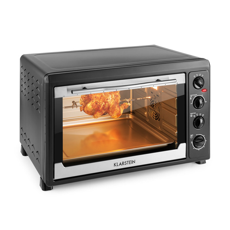 Klarstein Toaster Oven with Rotisserie, White