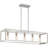 New Harbor 5-Light Brushed Nickel Island Light