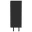 Armoire de rangement d'appoint avec 2 portes Maurus - noir
