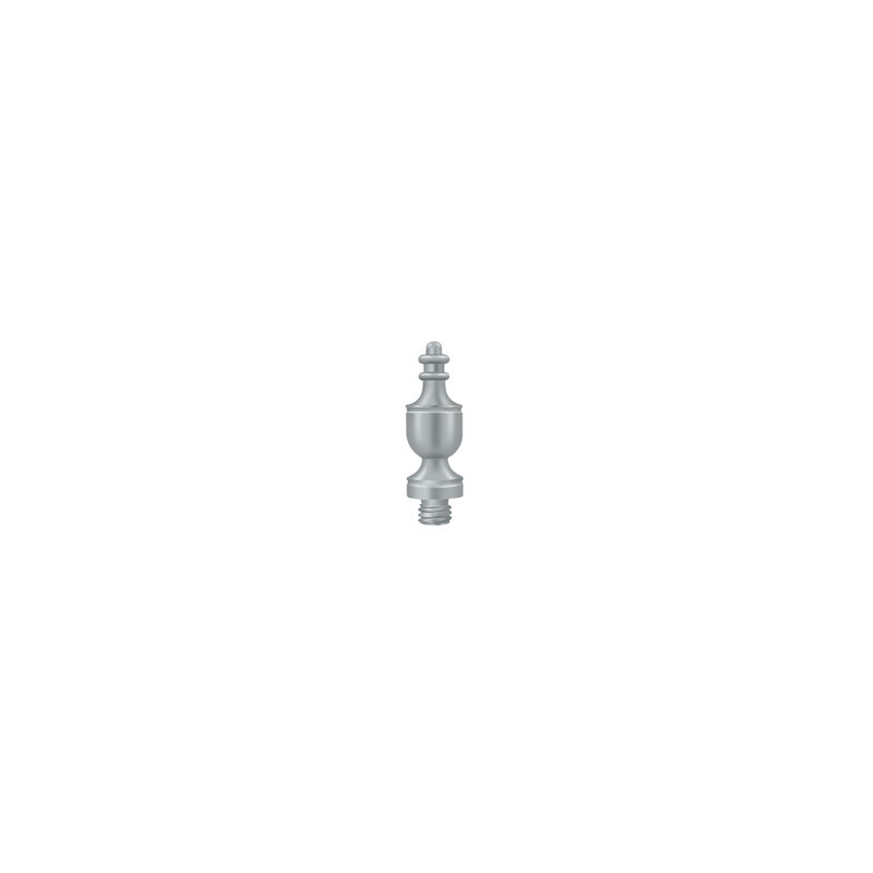 Deltana DSUT10B Urn Tip in Oil-rubbed Bronze, Brushed Chrome