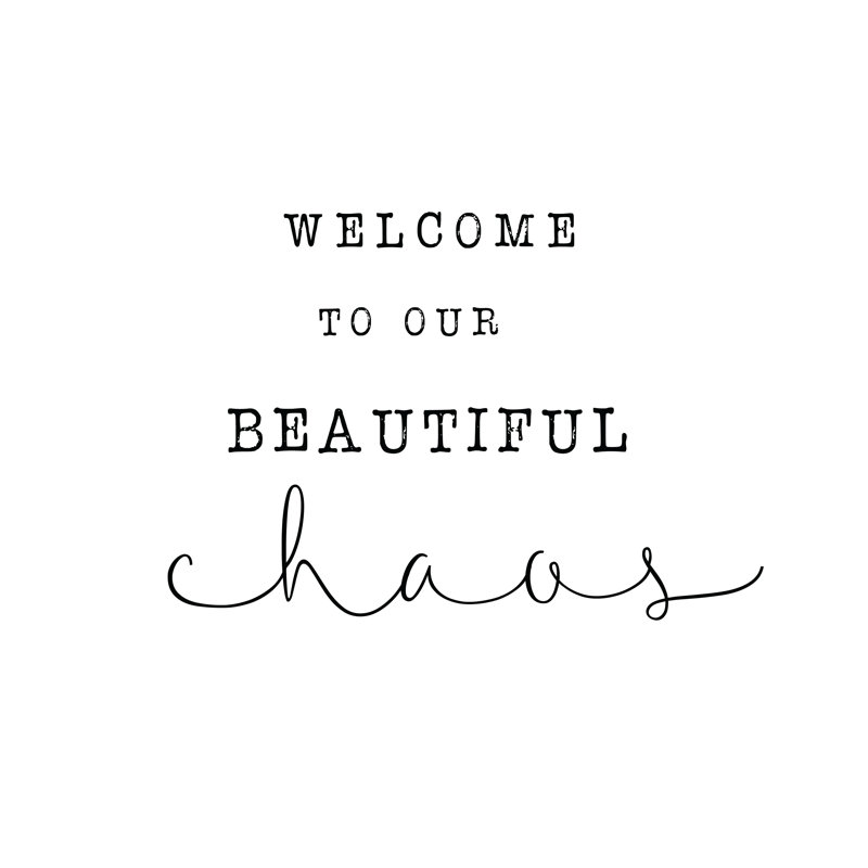 Beautiful Chaos 5 - Wrapped Canvas Print, 30cm H x 30cm W x 3.8cm D