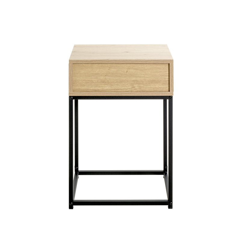Walkowiak Side Table with Storage