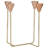 8.7'' H Aluminum Tabletop Candelabra