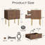 39 cm W Bedside Table