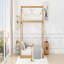Lit simple en bois, couleur bois