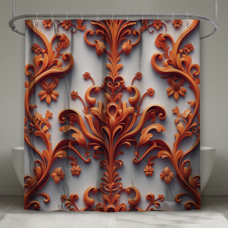 Rideaux de douche Ornate, 70in W x 84in H