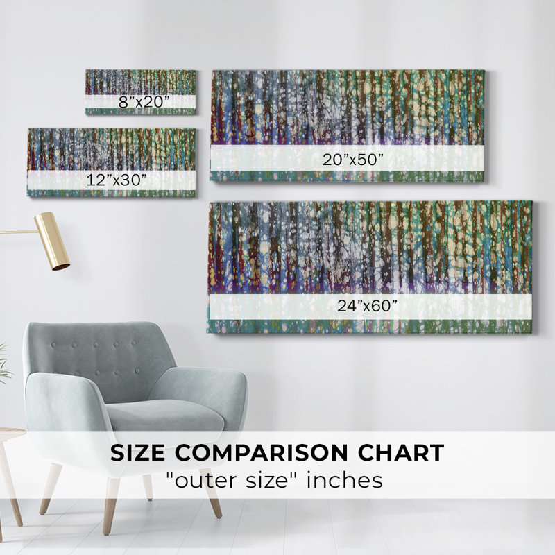 " Birch Betik ", 24" H x 60" W x 1.5" D